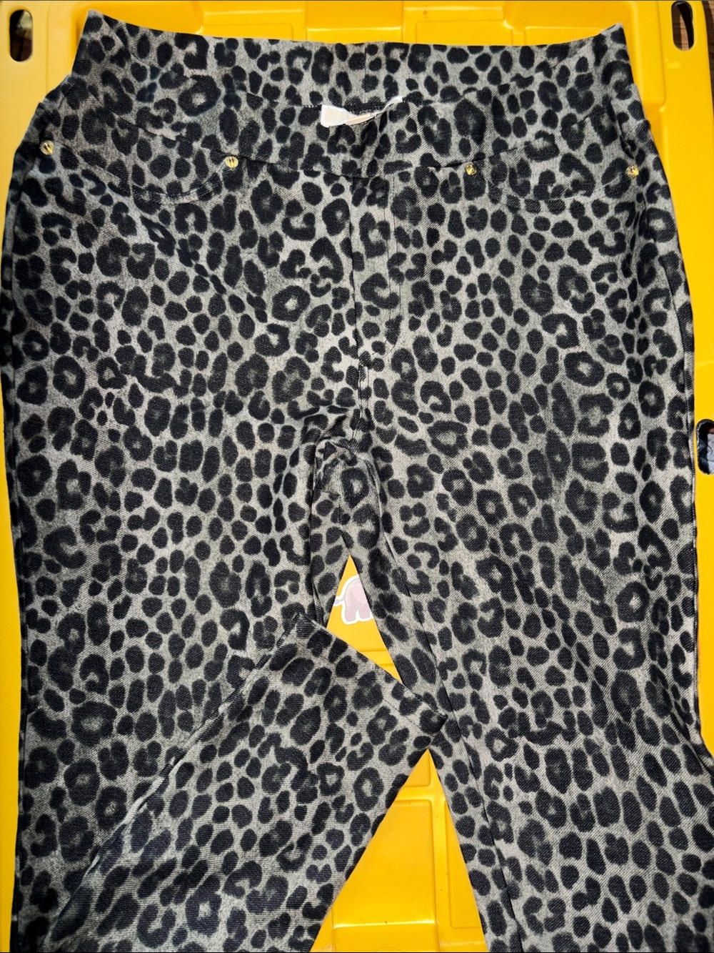 Michael Kors Leopard Print Stretch Pant